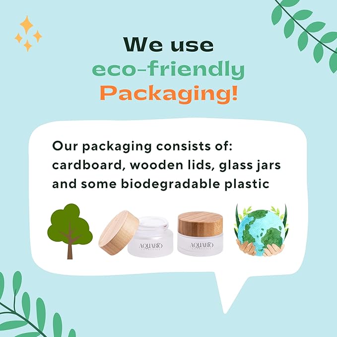 AquaBio Organic Collagen peptide Anti Aging Face & Neck Moisturizing cream for women men. Advanced Firming Skin care anti Wrinkle. Day Overnight-All skin types