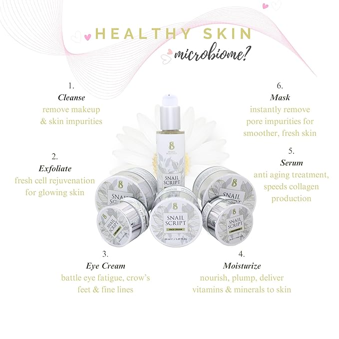 Snail script snail mucin mask, Korean snail face mask mucin snail serum therapy clay based wildcraft botanical anti aging snail mucin face mask, collagen repair, pore cleansing exfoliate clay mask