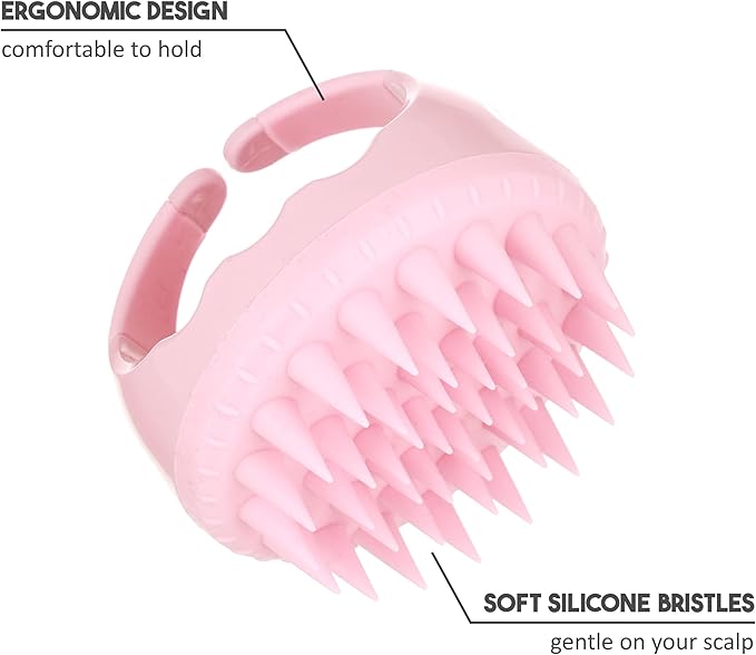 EXPRESSIONS Scalp Massager – 1pc Scalp Massage Tool to Rejuvenate Scalp & Hair Follicles, Ergonomic Design Silicone Scalp Scrubber for Everyday Scalp Care