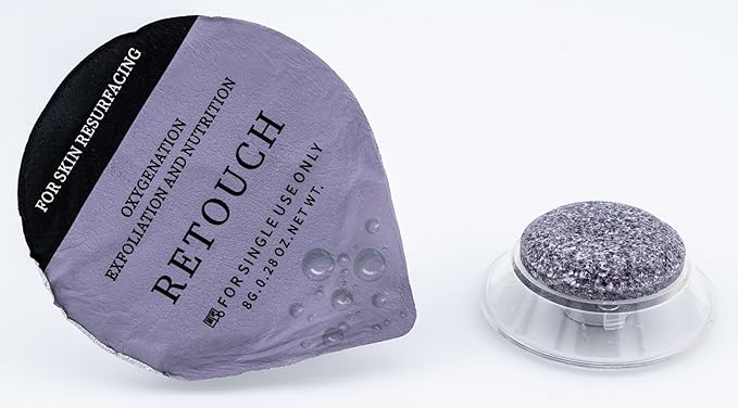 Detox - OxyGeneo Oxygen Facial CO2 Therapy Machine, Geneo Type Pods, Home Facial, 6 Pods + 6 Primer Gel + 6 Detoxifying Serum After Treatment (NEW FORMULA less foam)