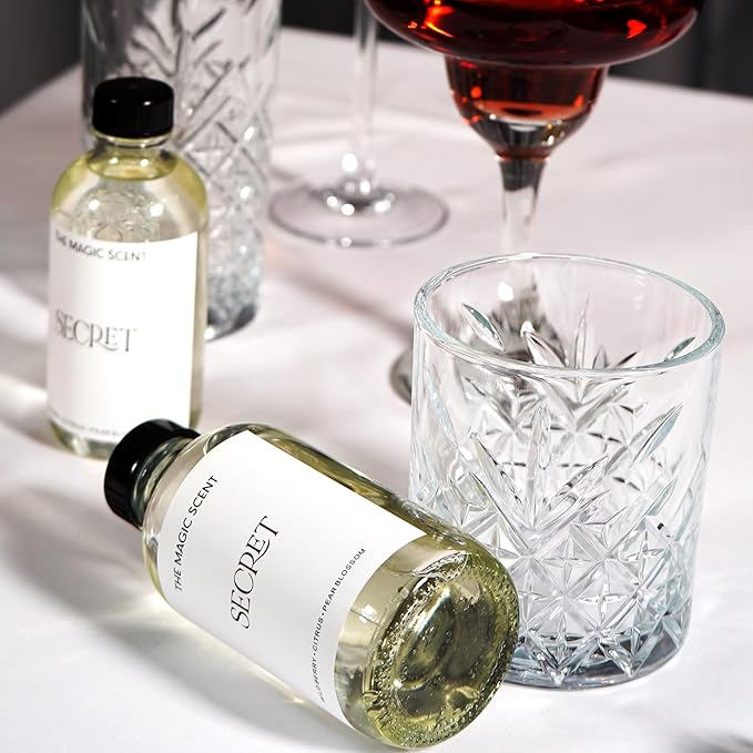 Secret Oils for Diffuser - HVAC, Cold-Air, & Ultrasonic Diffuser Oil - Essential Oils for Diffusers Aromatherapy - Rose and Jasmine Oil - 8.5 fl oz, 250 mL