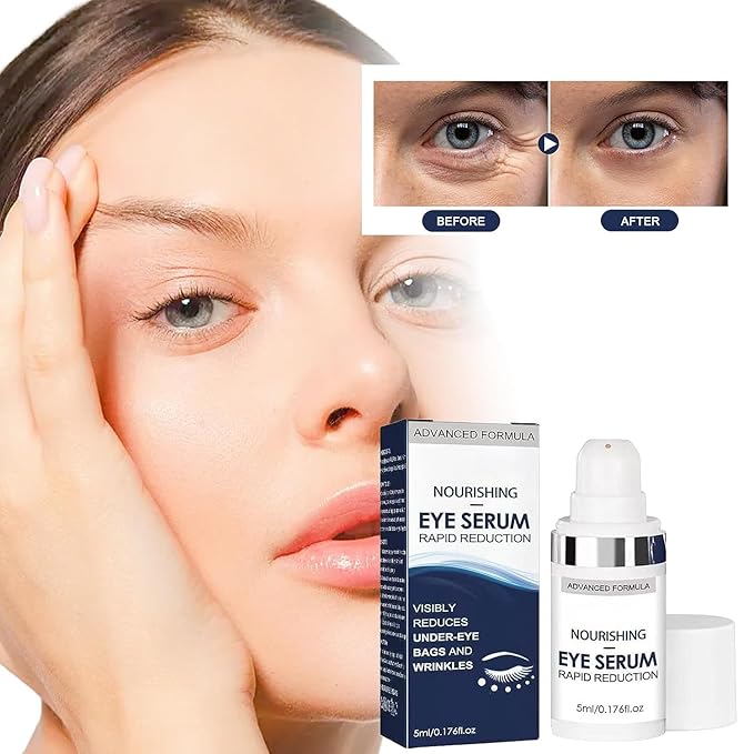 Rapid Reduction Eye Serum - Advanced Formula - Anti Aging Serum Visibly Reduces Under-Eye Bags