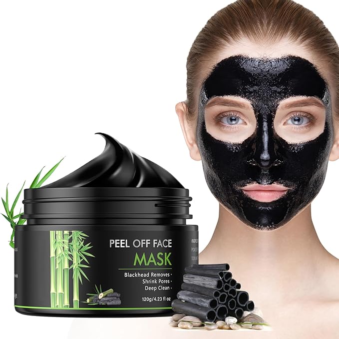 Peel Off Face Mask for Women & Men+Collagen Face Mask Sheet Pack of 10