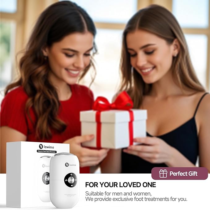 Electric Foot Callus Remover for Women Men, Rechargeable Electric Foot File Pedicure Tool with Stainless Steel Heads, Portable Feet Grinder for Cracked Dry Heels Dead Skin Calluses