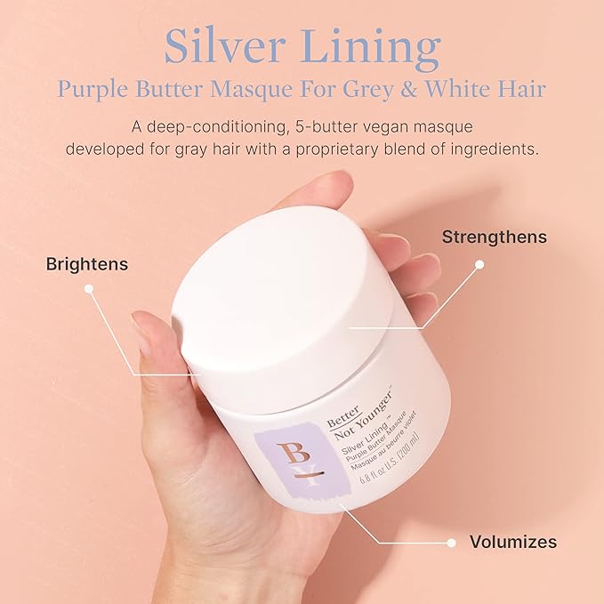 Better Not Younger Silver Lining Purple Butter Masque, 6.8 Fl Oz