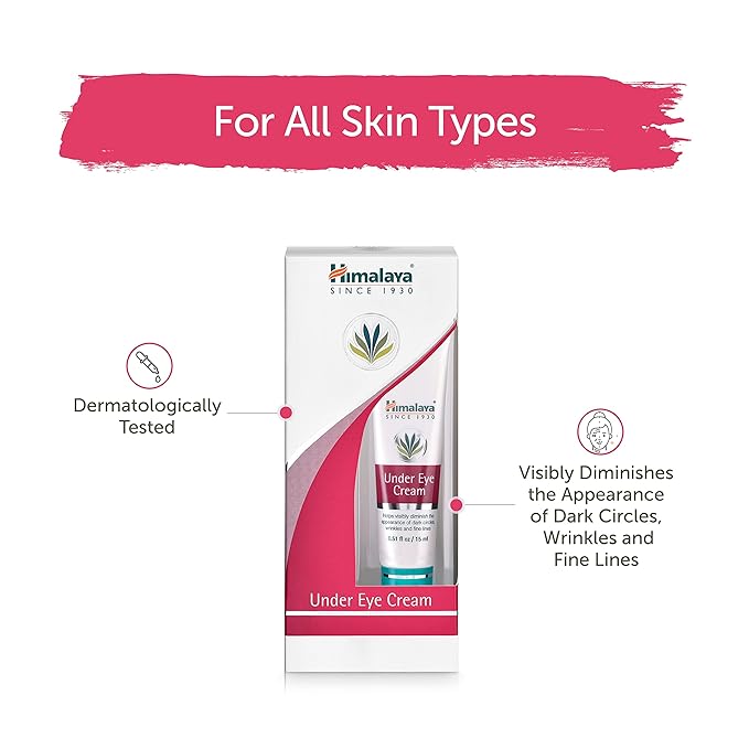 Himalaya Under Eye Cream,Visibly Diminishes the Appearence of Dark Circles 0.51oz/15ml