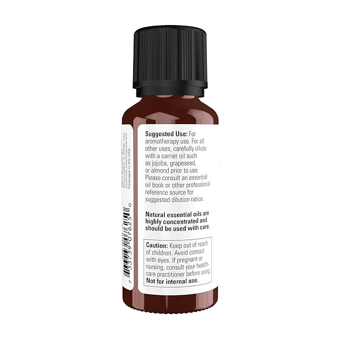NOW Essential Oils, Tea Tree Oil, Cleansing Aromatherapy Scent, Steam Distilled, 100% Pure, Vegan, Child Resistant Cap, 1-Ounce