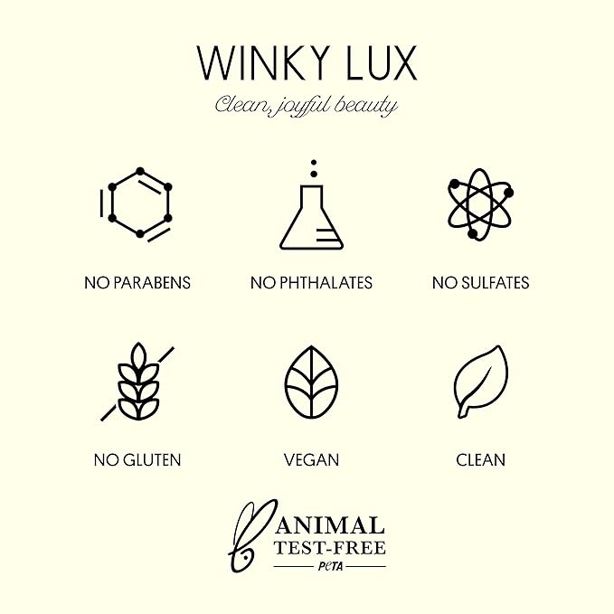 Winky Lux Wakey Wakey Hydrogel Eye Patches, Under Eye Patches, For Puffiness, Dark Circles, and Bags with Caffeine, Vitamin C, and Hyaluronic Acid