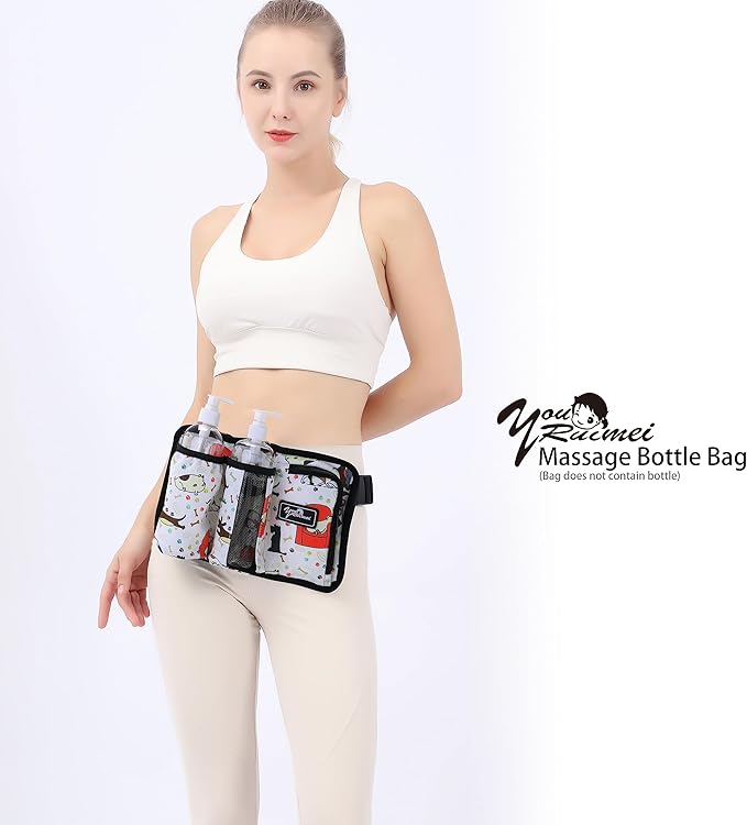 Massage Bottle Bag Massage Oil Bag Massage Therapist Holster Massage Lotion Holster Massage Oil Holster (YR-3KD-XiaoGou
