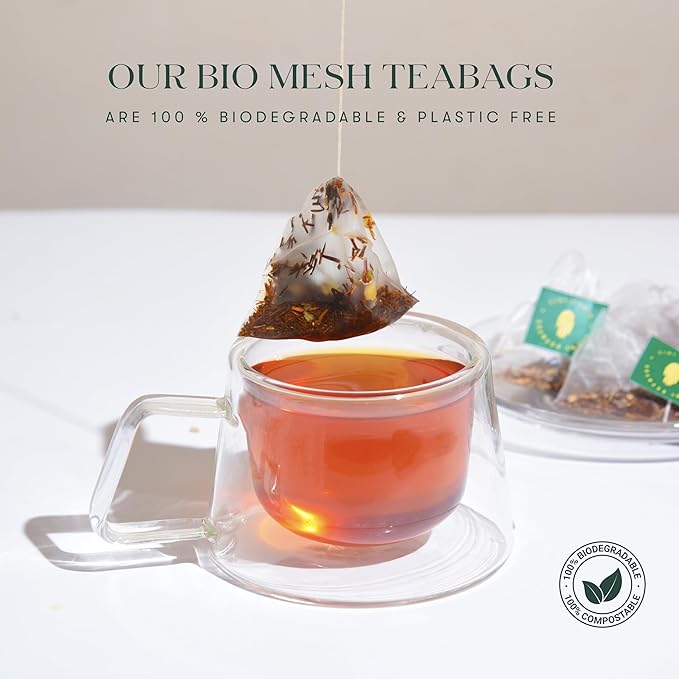 Luxmi Estates - Midnight Bloom - Organic Jasmine Tea - 50 Tea Bags | With Organic Jasmine Buds and Premium Darjeeling Green Tea | Natural Aid to Relieve Stress, Anxiety and Sleep Problems