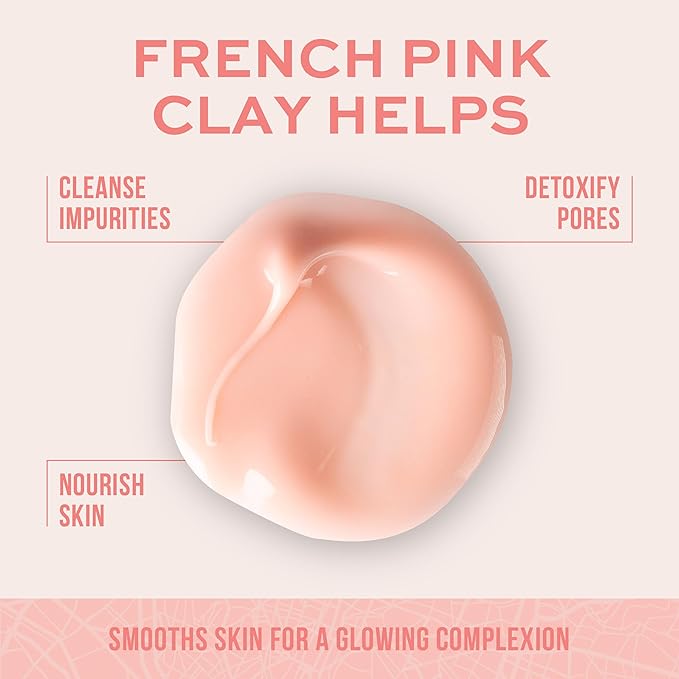 Freeman Exotic Blends Pore Clearing French Pink Clay Peel Off Facial Mask, 6 fl.oz./175 mL Tube