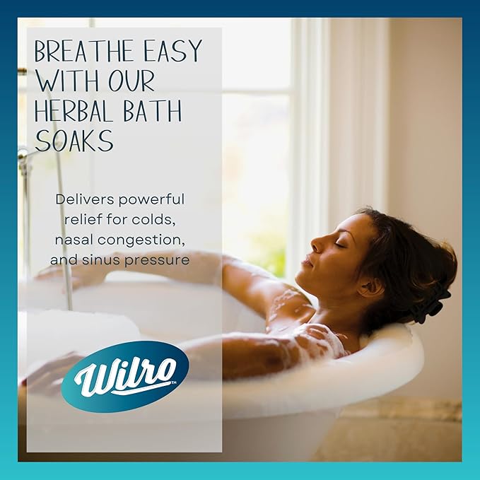Wilro Soothing, Aromatic Bath Salts, 3 Pack, Menthol Spearmint (Menthol Spearmint)