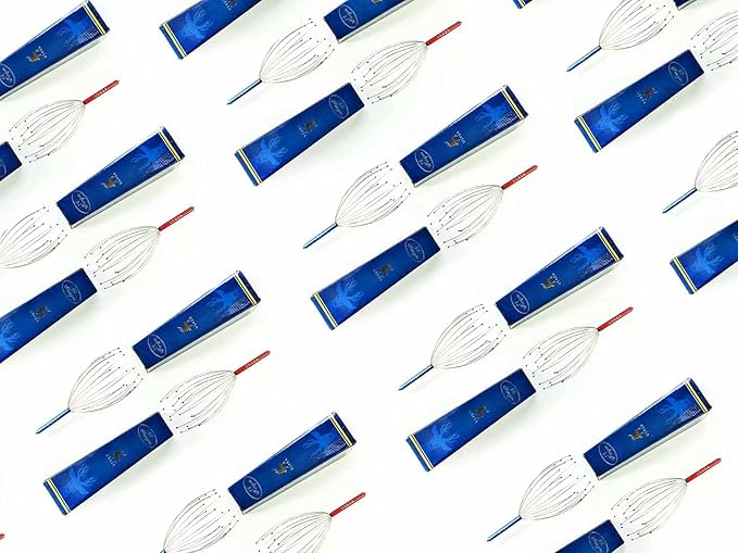USAGA Head Massager Scalp Massager 20 Fingers Head Scratcher for Scalp Body Relaxing (Red & Blue)