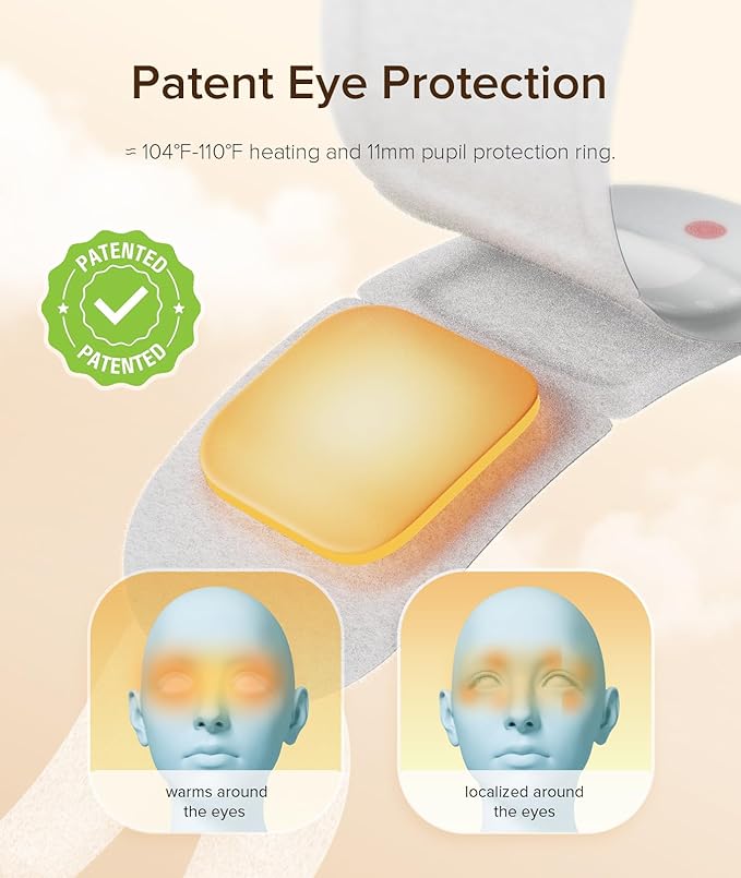 3D Self Heated Eye Mask for Dry Eyes with 100+ Soft Beads,Steam Eye Mask for Sleeping,Relaxation, Disposable, Spa, Travel Gifts for Women, Men 28 Packs