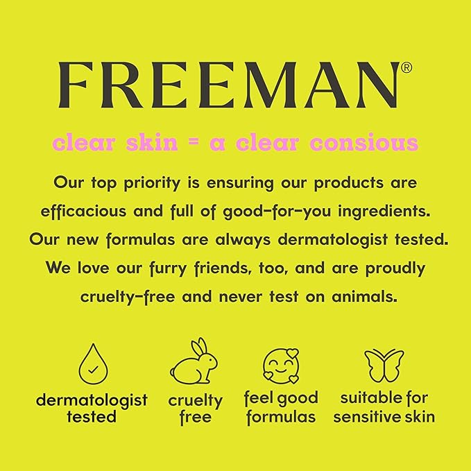 Freeman Exotic Blends Detoxifying Japanese Matcha Cream Facial Mask, 6 fl.oz./ 175 mL Tube