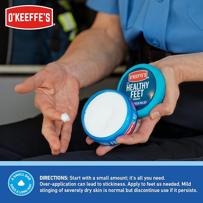 OKEEFFES Healthy Feet 3.2-oz Hypoallerg