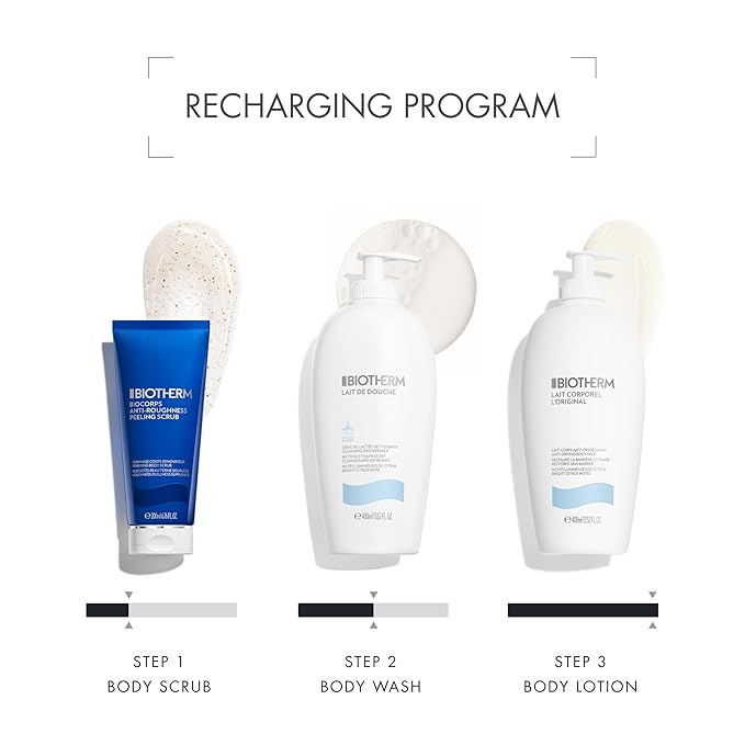 Biotherm Lait Corporel Anti-drying & Repairing Body Milk, For All Skin Types Contains A Blend Of Regenerating Biotech Plankton, Vitamin E, And Nourishing Lipids That Strengthen The Skin Barrier, 13.5