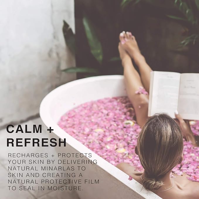 Pink Himalayan Bath Salt with Lavender - 100% Natural Aromatherapy and Relaxation - Lavender Grapefruit Essential Oil Bath Salts for Women Relaxing, Natural & Cleanse