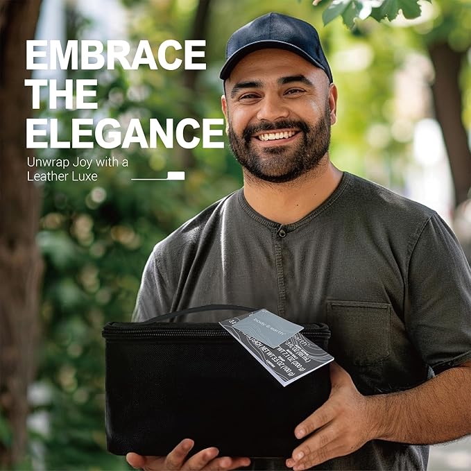 Gift Baskets for Men Body Wash Set Body & Earth Leathers Mens Bath Set with Body Lotion, Face Wash, Shower Gel, Bubble Bath, Loofah & More, Birthday Gifts for Men,regalos para hombre,Christmas Gifts