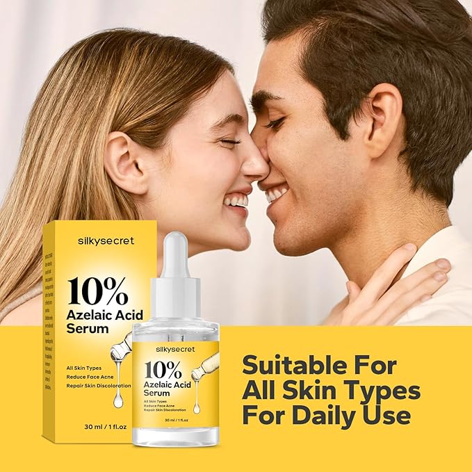 10% Azelaic Acid Serum (1 Fl Oz), Niacinamide Infused Skin Care for Face, Pore Minimizing, Redness Relief, Reduce Cystic Acne Scar, Blemish Control Serum