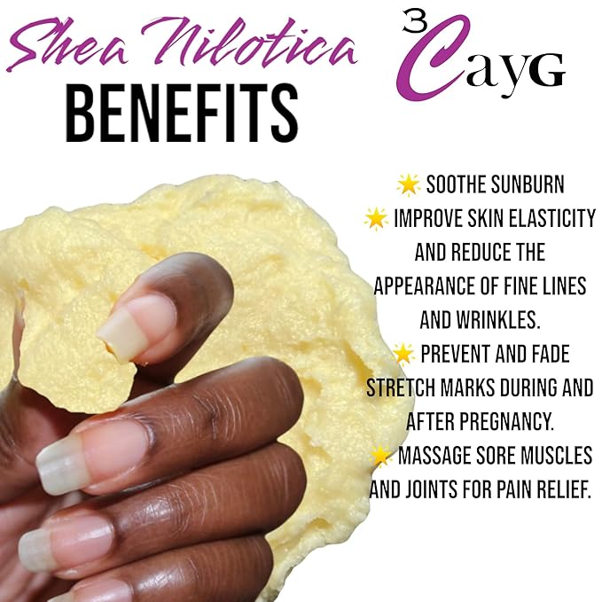 Shea Nilotica | Cold Pressed and Unrefined | East African Shea Butter 5LB Pail