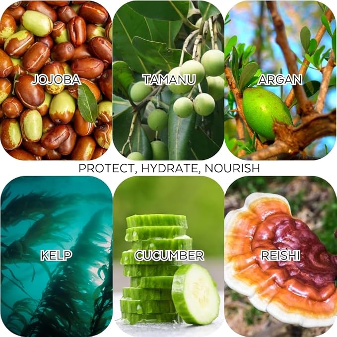 AQUATICA Hydra-Nourishing Night Cream with Caviar Extract, Reishi and CoQ10, 2oz. All natural gentle, soothing.