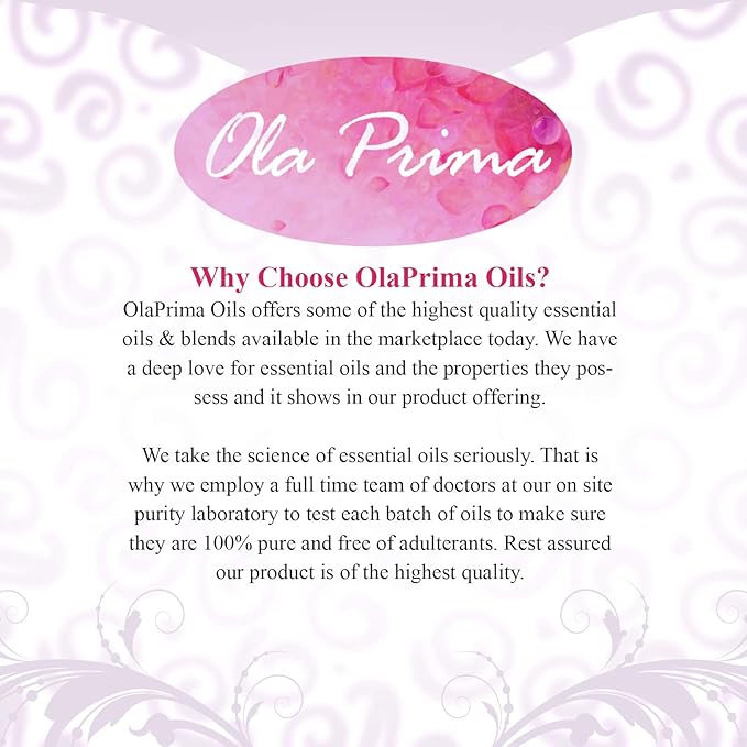 Ola Prima Oils Lemon Essential Oil 16oz Bulk, Essential Oil for Aromatherapy, Diffusers, Candle Making, and Household Cleaning