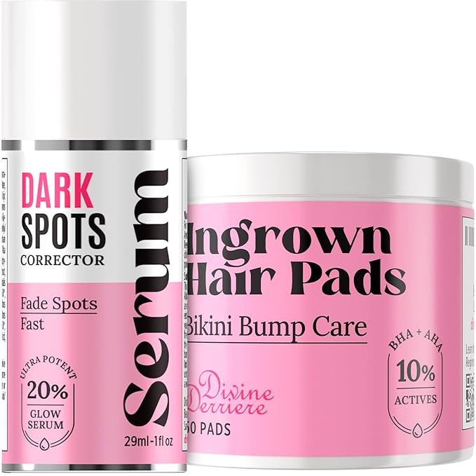 Save 18% on The Skin Care Solution For Dark Spots, Razor Bumps, Ingrown Hair & Razor Burns ā Includes Our Ultra Potent Brightening + Razor Bumps Pads For an Ultra Clear & Glowing Skin