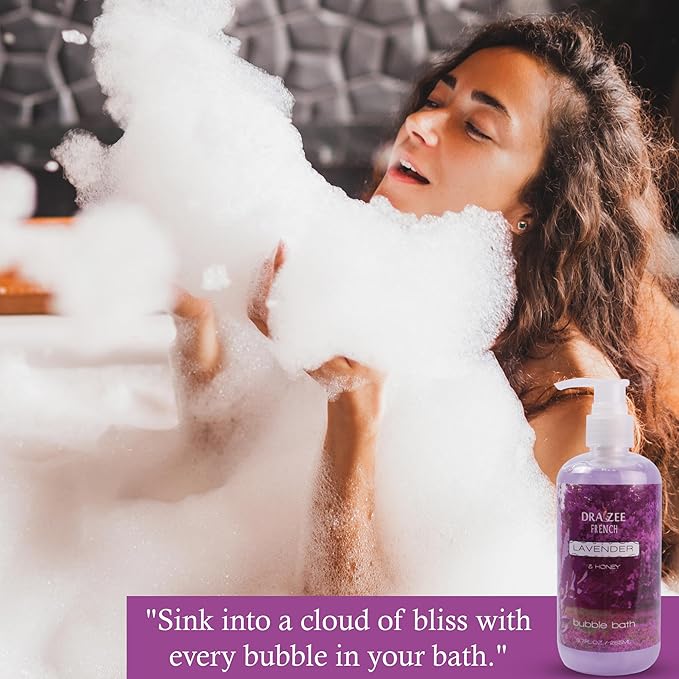 Draizee Mothers Day Gifts for Mom, 8 Pcs Luxury Lavender Scented Heel Shoe Design Bath and Body Spa Set-Self Care Package for Women, Spa Gift Baskets for Women, Presents for Mom, Body Care Set for Her