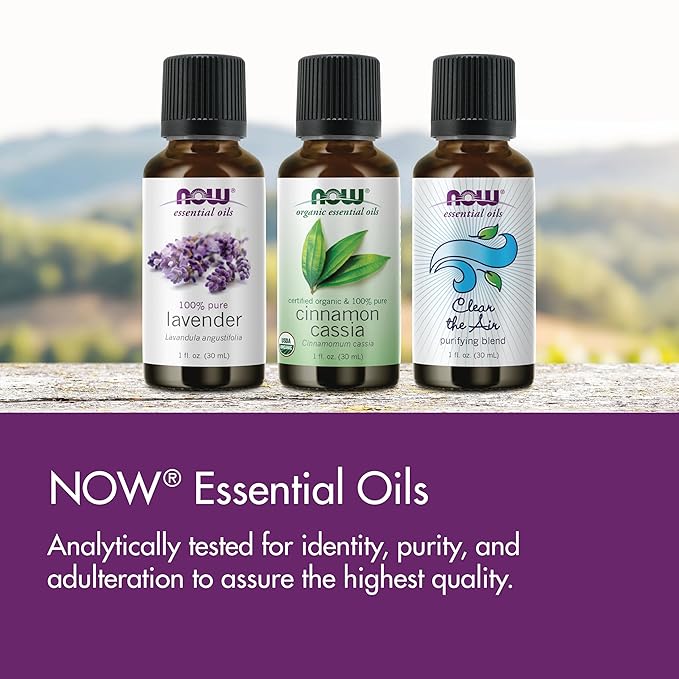NOW Foods Essential Oils, Tea Tree Oil, Cleansing Aromatherapy Scent, Steam Distilled, 100% Pure, Vegan, Child Resistant Cap, 4-Ounce