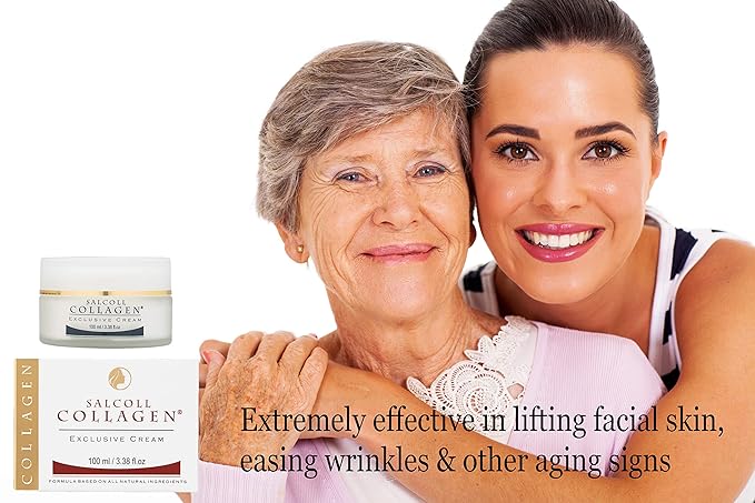 Collagen - Anti-Aging Marine Collagen Face Cream - Firming Moisturizer for Fine Lines & Wrinkles, Day & Night Treatment, All Skin Types, 100 ml. Jar