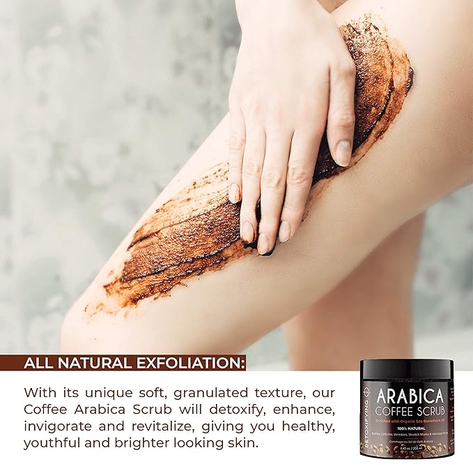 O Naturals Exfoliating Grapefruit Dead Sea Salt Scrub and Coffee Arabica Scrub Bundle