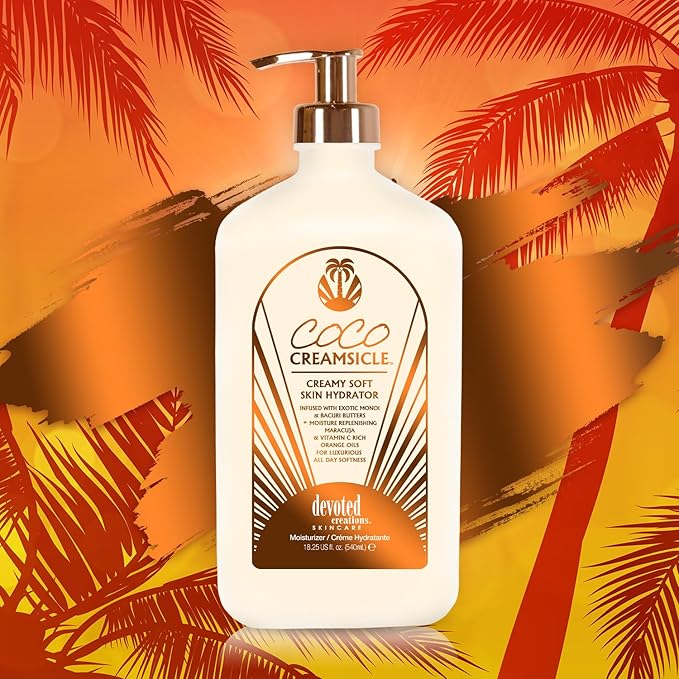 Devoted Creations Coco Creamsicle - Ultra Hydrating Creamy Soft Skin Hydrator Luxurious Whipped Body Moisturizer