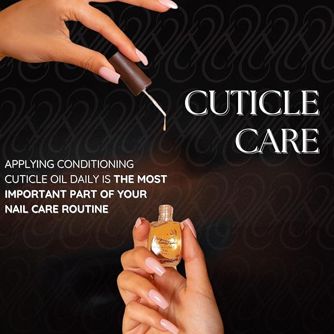 Tammy Taylor Hydrating Nail Cuticle Oil w/Cuticle Cream | Gardenia Cuticle Softener w/Vitamin E, Jojoba Oil, Natural Ingredients & USA Made Professional Nail Growth Oil for Growth & Strength .25 oz