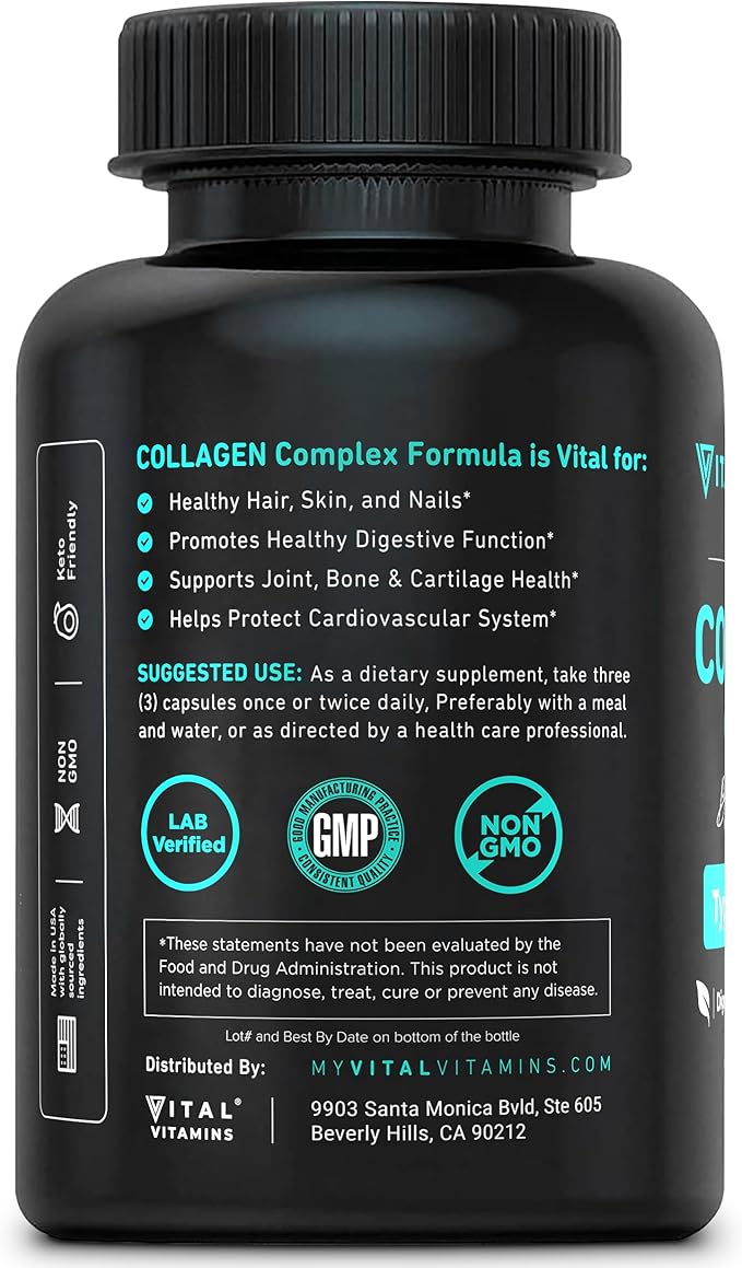 Vital Vitamins Multi Collagen Capsules + Men's Multivitamins