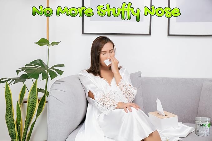 Mak Menthol Crystals 4 oz - Pure Organic 100% Natural - Menthol Crystals from Mint Crystal Mints Mentha Arvensis - Comes in a Jar for Long-Lasting Freshness