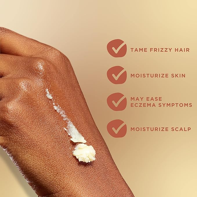 Scented Whipped Shea Butter for Skin | African Body Butter for Women w/Coconut, Almond Oil (Juicy Peach Souffle, 8 oz)