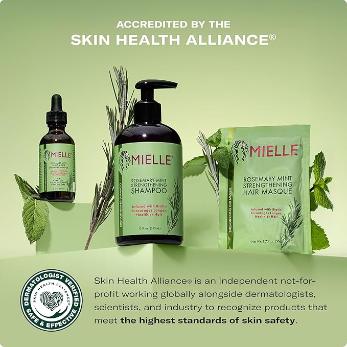Mielle Organics Rosemary Mint Pre-Shampoo Clarifying Sugar Hair Scalp Scrub, 6 Ounce