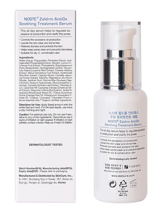 SKINCURE Noste Zaldrm AntiOx Soothing Treatment Serum