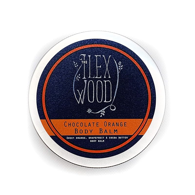 The Ilex Wood - Chocolate Orange Body Balm. Orange and Cocoa Butter Vegan Body Balm. 100% Natural Moisturising Body Butter Cream. - 250ml (8.45 fl oz)