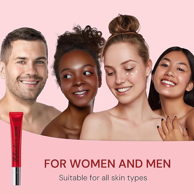 Anti Aging Eye Cream for Wrinkles: Retinol & Polypeptide Under Eye Treatment - Reduce Dark Circles, Puffiness, Crows feet - Repair Women's Eyes Contour, 0.85 fl. oz