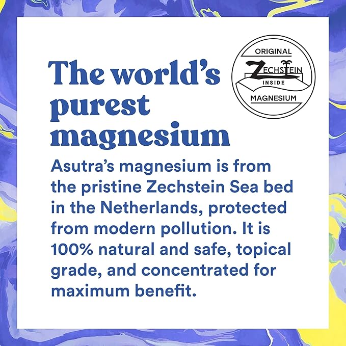 ASUTRA Magnesium Chloride Bath Flakes, 4 lbs - for Relaxing Foot & Body Soaks, Epsom Salt Alternative, Rapid Absorption
