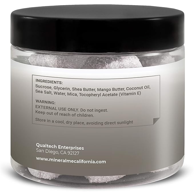 Body Scrub Exfoliator - 12oz COCONUT Sugar scrub cubes w/Mango Butter & Shea butter- Ultra Hydrating & Moisturizing - Natural & Organic for all body exfoliation- For hands, arms legs, elbow & foot
