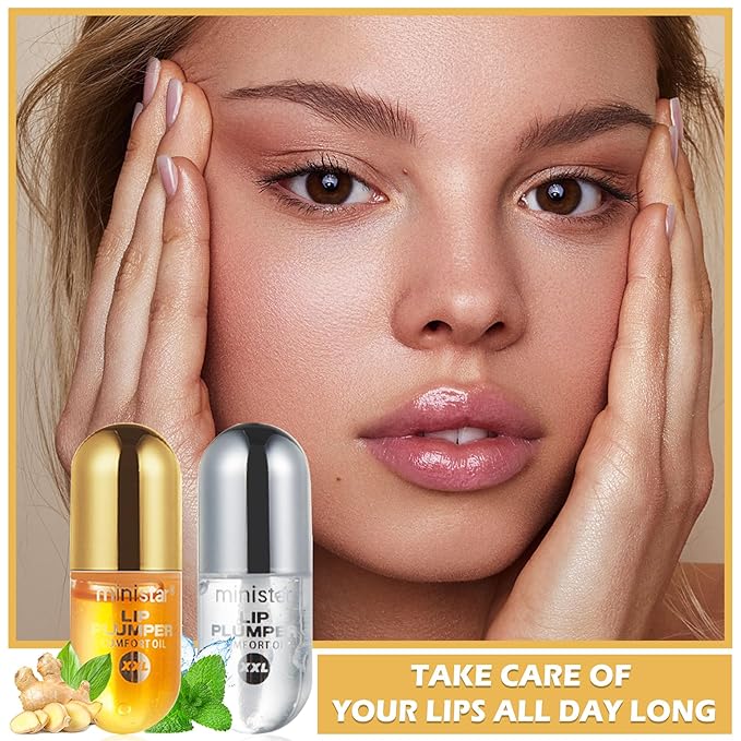 2PCS Lip Plumper Gloss Plumping Lip