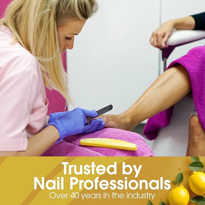 DeEnti Callus Remover for Feet, Extra Strength Foot Callus Remover Gel, 8oz Salon Grade Home Pedicure Supplies for Dry Skin, Cracked Heel, Professional Strength Foot Care, Lemon