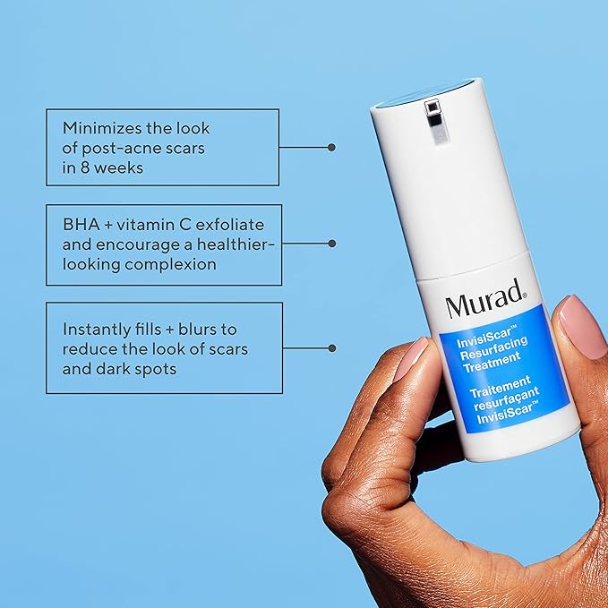 Murad Target Breakouts + Scars (3 Piece Value Set) - Acne Sulfur Mask, Acne Spot Treatment, Invisiscar Resurfacing Treatment - Facial Acne Regimen to Target and Minimize Acne Scars