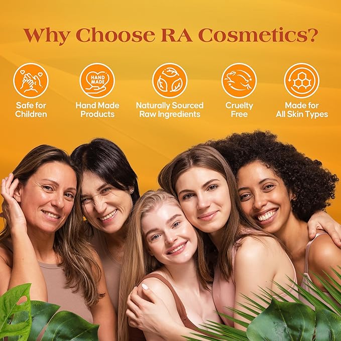 RA COSMETICS Whipped Shea Butter Mango - 6oz | 100% Pure and Natural African Shea Butter for Men & Women - Ultimate Handcrafted Moisturizer with Essential Vitamins for Radiant Skin & Luscious Hair