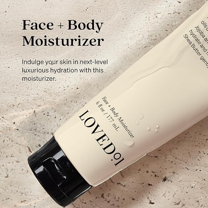 Exfoliating & Moisturizing Duo, Face & Body Exfoliating Cleanser & Moisturizer Bundle (6 Oz Cleanser & 2-Pack 6 Oz Moisturizer)