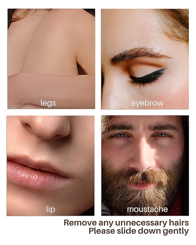 Eyebrow Razors for Women, 15 Pcs Safe Dermaplane Razor, Dermaplaning Tool for Face, Foldable Eyebrow Razor for Women and Men that Helps Smooth the Skin, 3 Colors