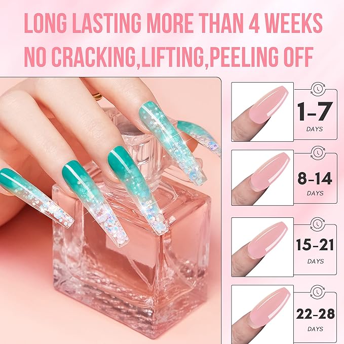 Makartt 3Pcs Cuticle Oil Pen Nail Care Set, Nail Cuticle Revitalizer Oil 5ML Nail Repair Bundle Builder Nail Gel 15ml 5 in 1 Multifunctional Clear Gel Nail Polish